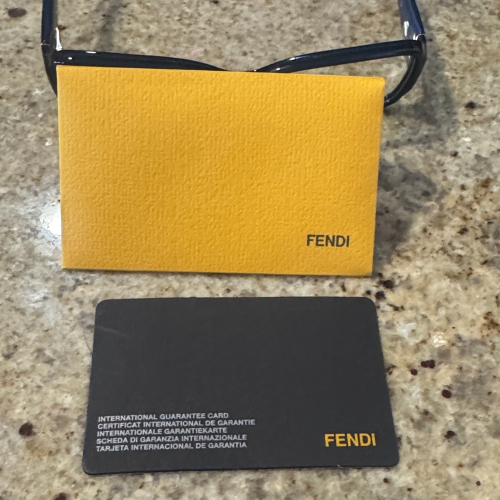 Fendi Navy Blue Eyeglasses - Picture 13 of 15